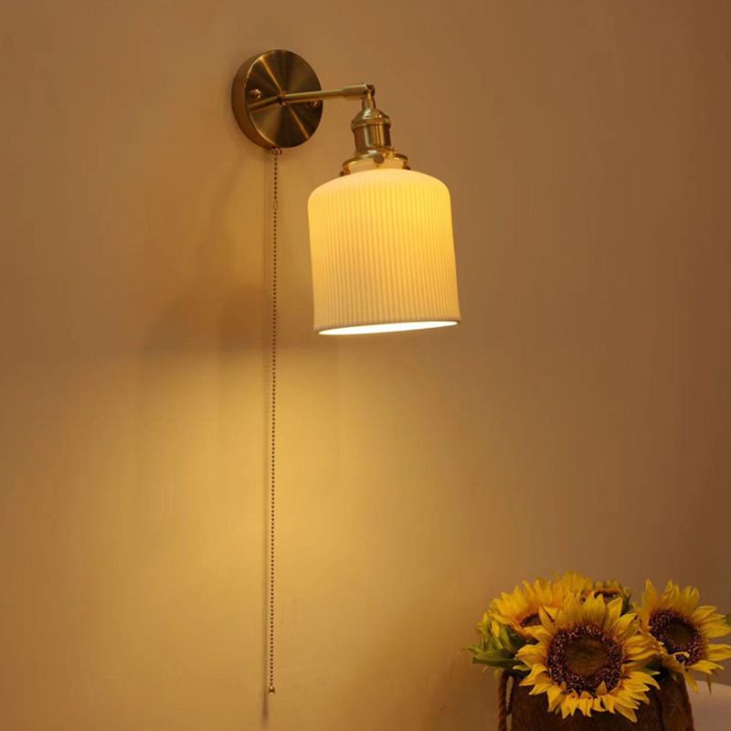 Funoked wrinkles Nordic Modern Dresser Wall Lamp