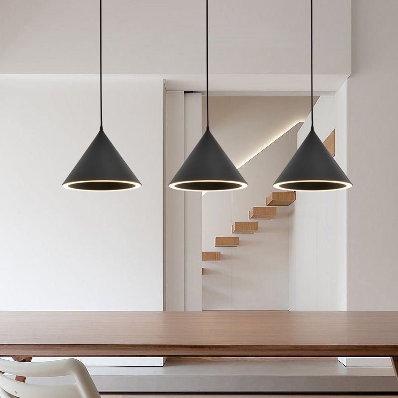 Nasapus Funnel-Shape Colourful LED Pendant Light