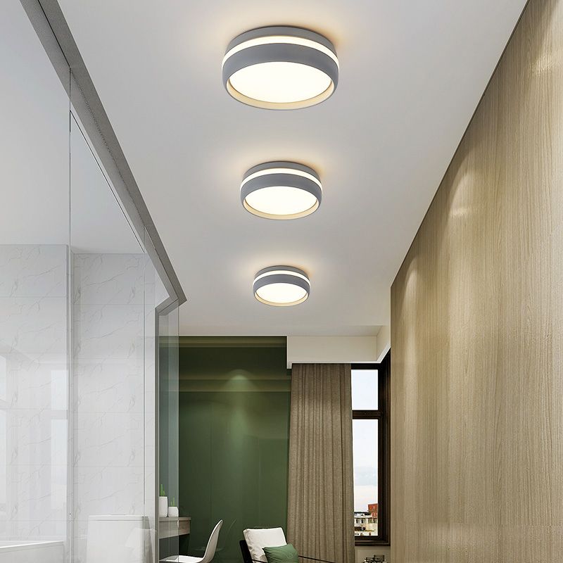 Lenior Ceiling Light Black Round-Neutral Decor