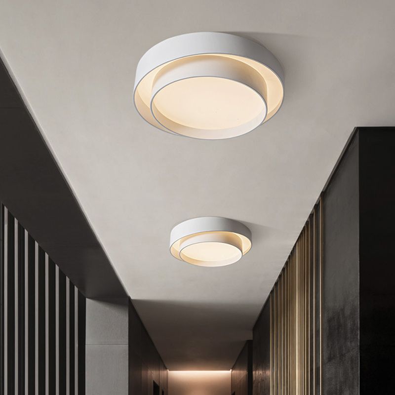 Fibanor Nordic Art Deco Circular Flush Mount Ceiling Light