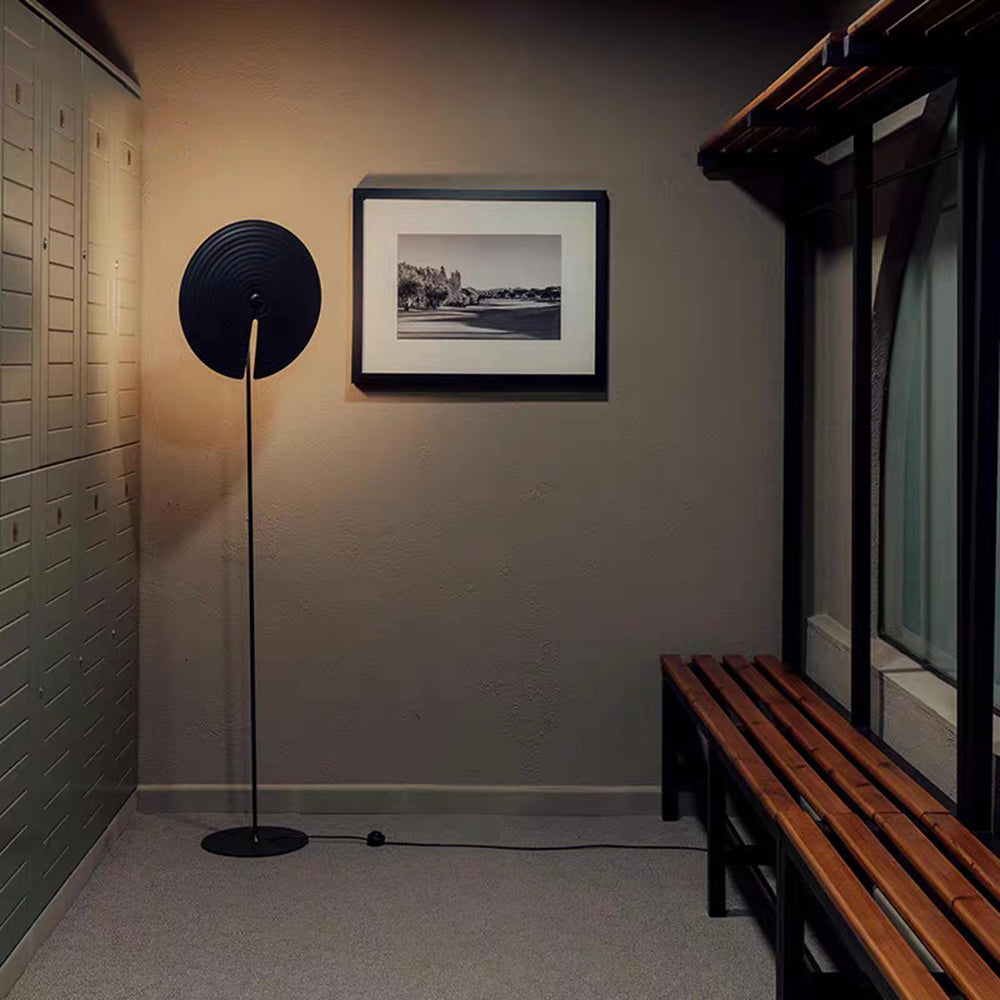 Tuvebek Modern Simple Black Floor & Table Lamp, Metal