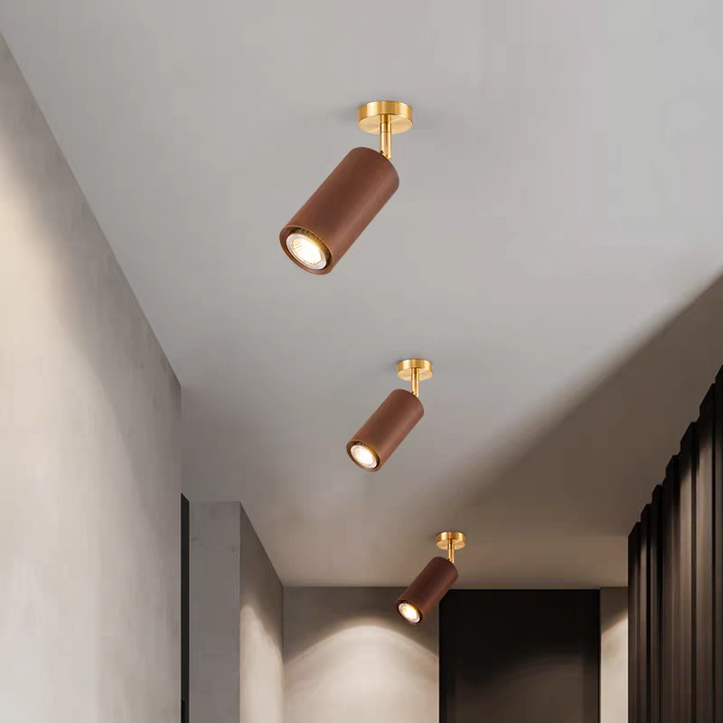 Elvarena Wooden LED Track Light