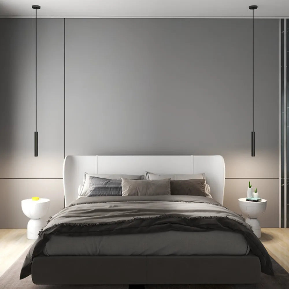 Selvor Pendant Light Minimalist Linear Black-Neutral Decor