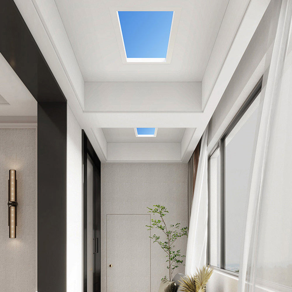 Rakugas Modern Remote Control Flush Mount Ceiling Light, Black