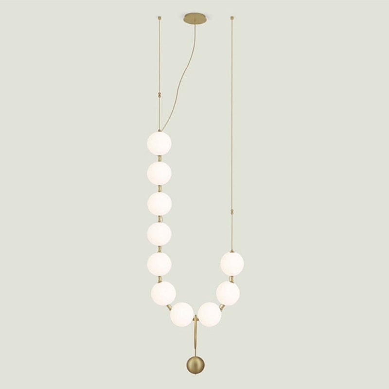Sabopam Postmodern Loft Ball Pendant Lamp Creative Necklace Design