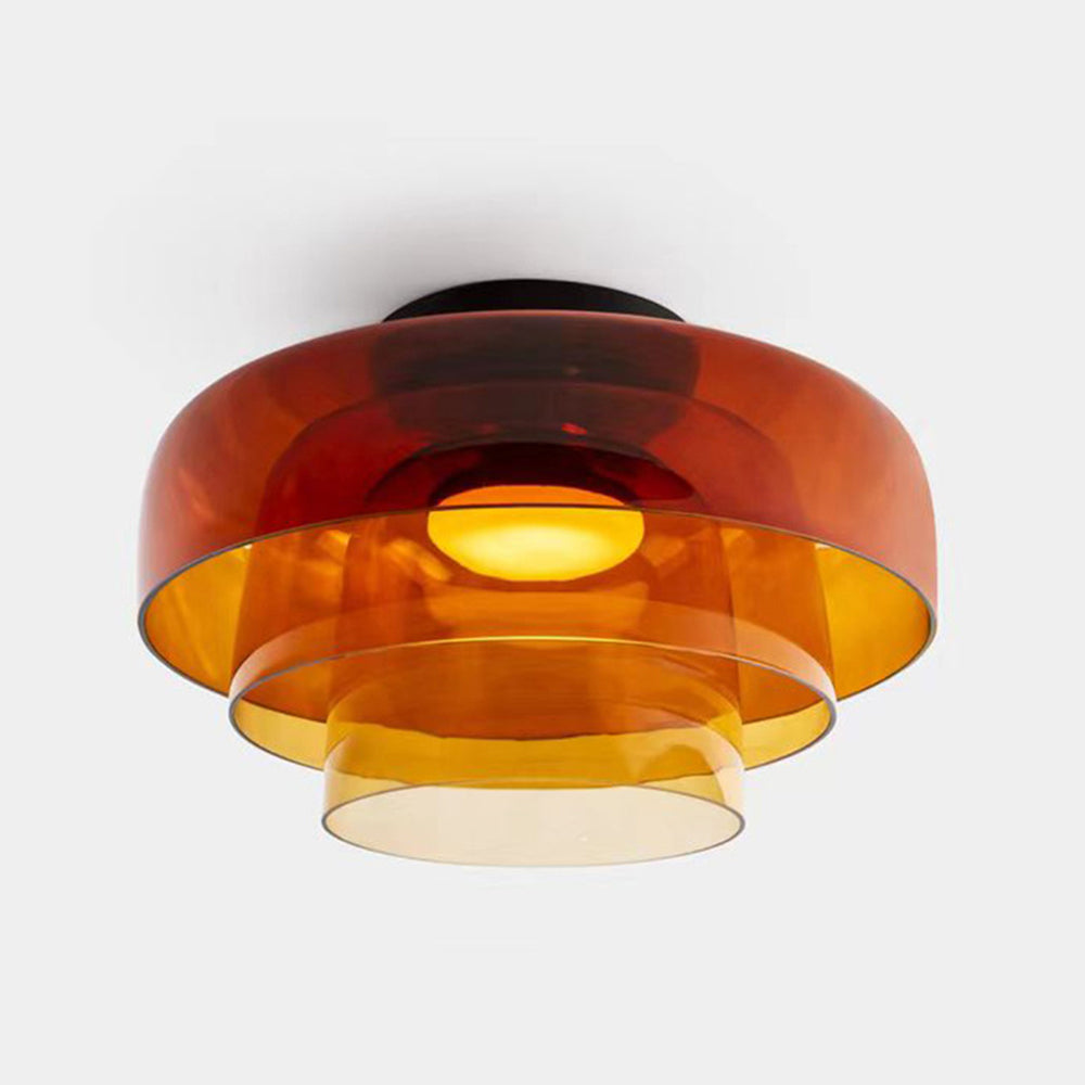 Rugogalu Modern Simple Creative Glass Flush Mount Ceiling Light