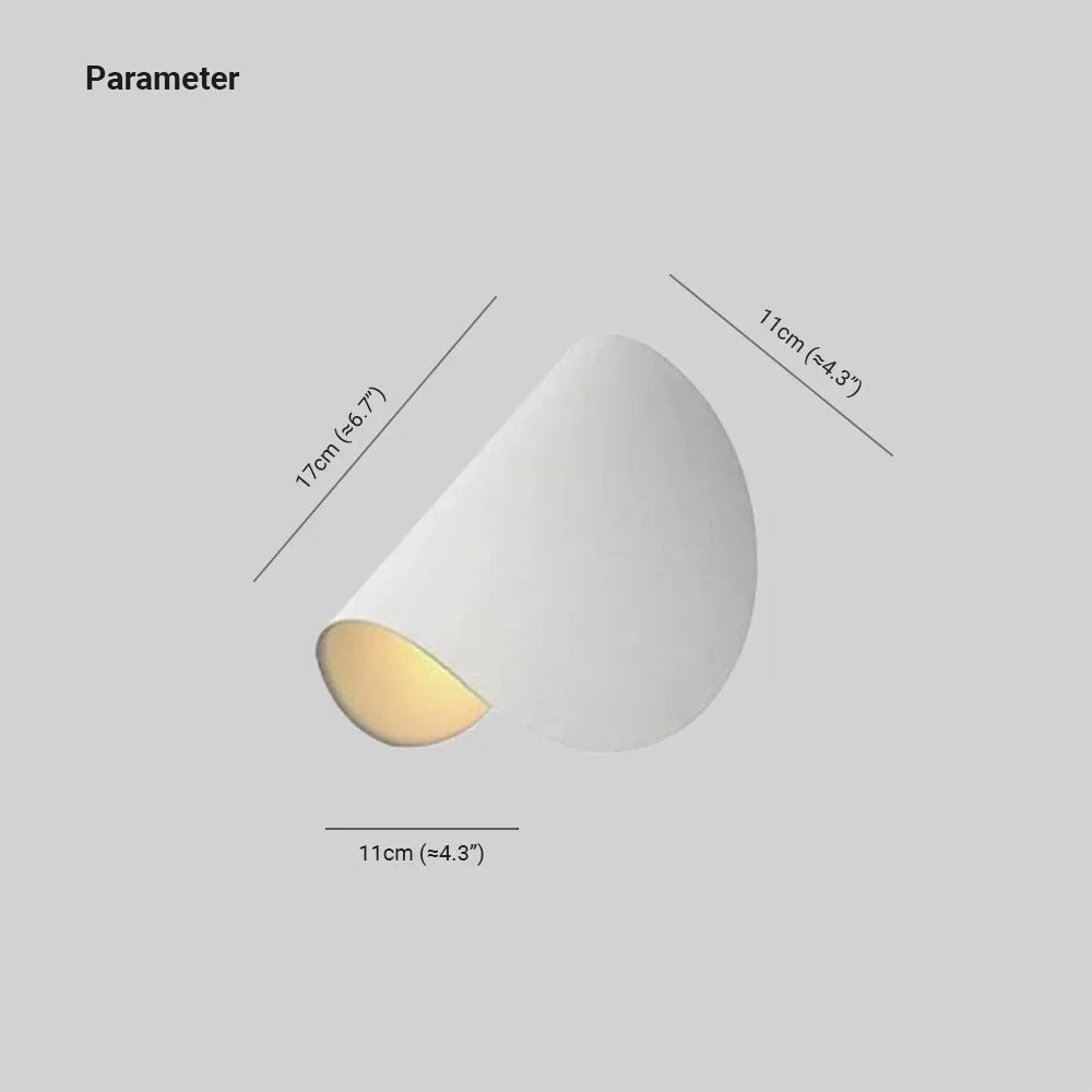 Kio LED Wall Reading Lamp 360° Rotatable, Bedside & Living Room-Neutral Decor
