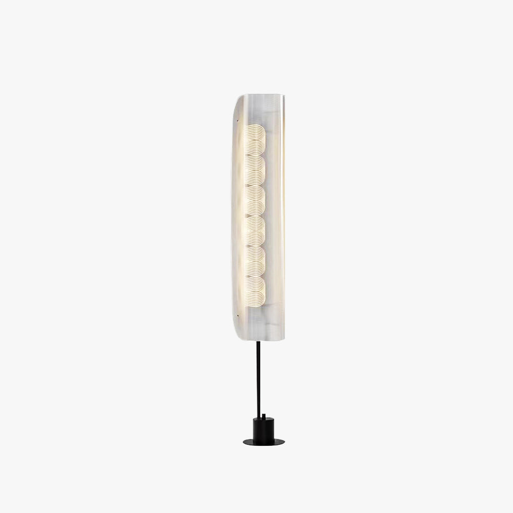 Vegavun Nordic Minimalistic White Floor Lamp, Metal &