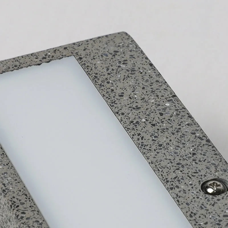 Davel LED Outdoor Wall Lamp, Black & White-Neutral Decor