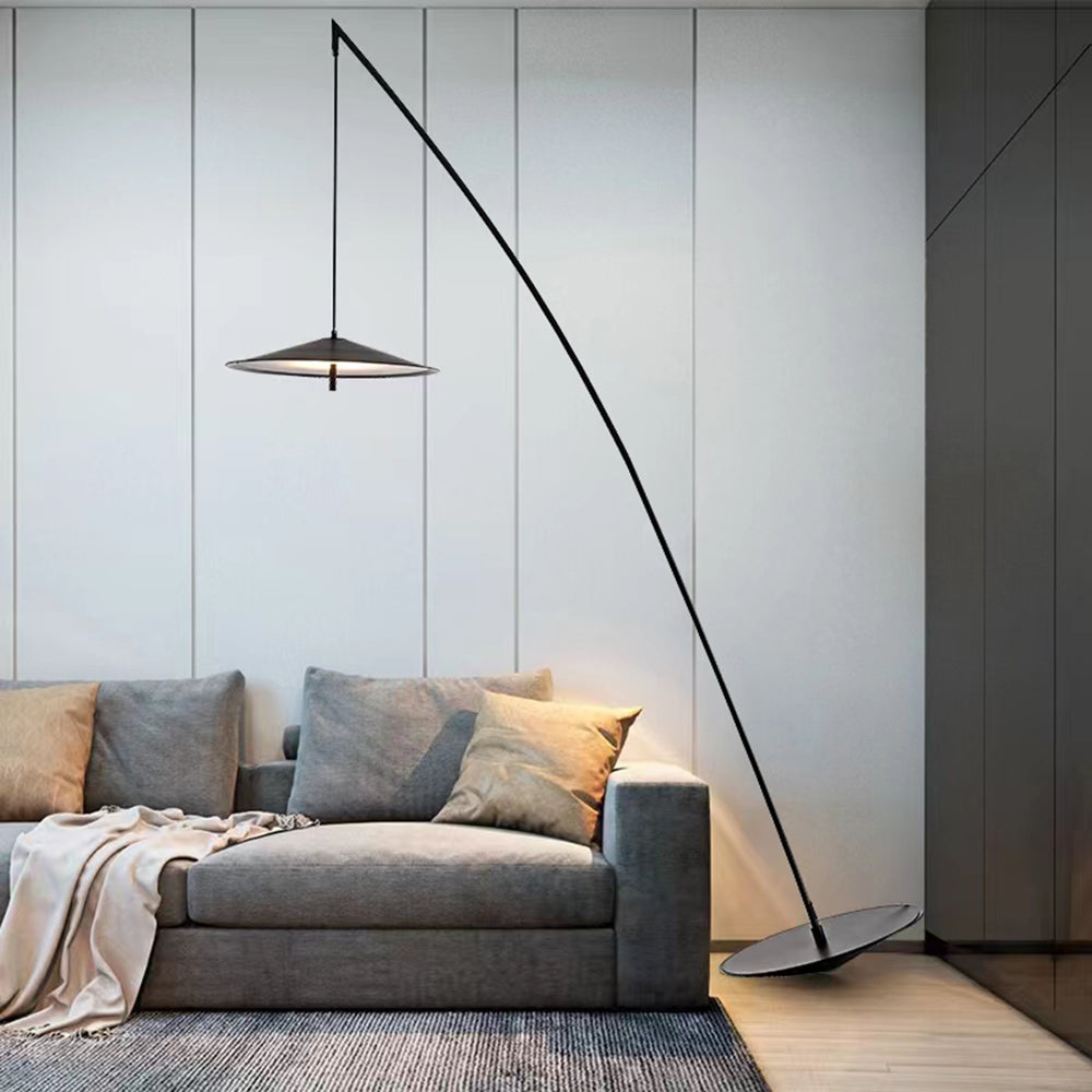 Rakodir Frisbee Fishing Rod Floor Lamp, Living Room