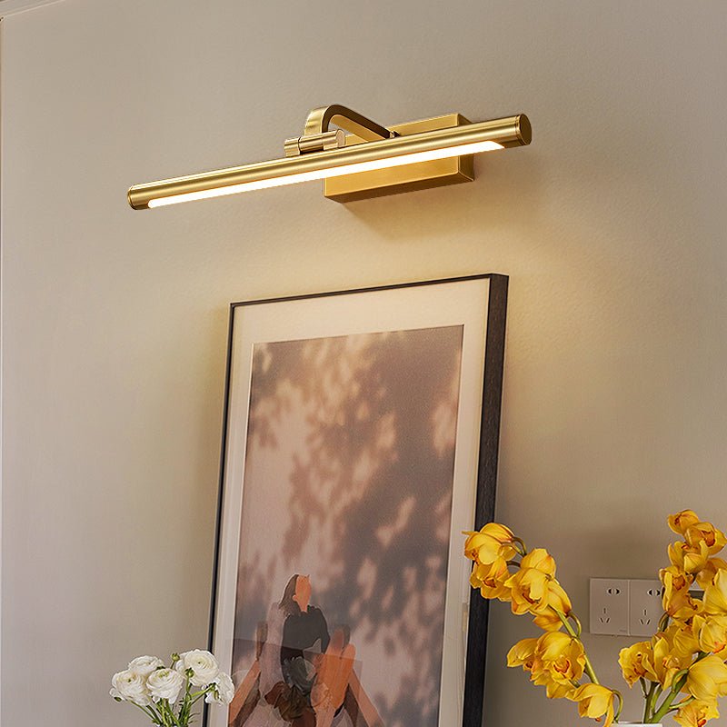 Geth Gold Frame Rechargeable Wall Light