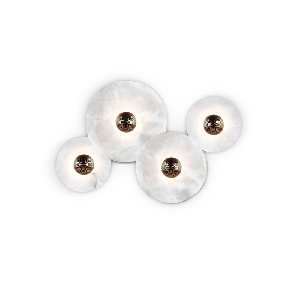 Zapupil Alabaster Combination Wall Lamp