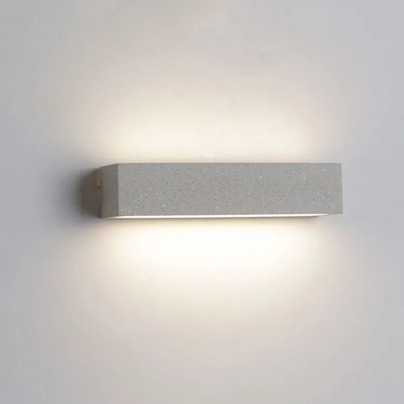 Davel LED Outdoor Wall Lamp, Black & White-Neutral Decor