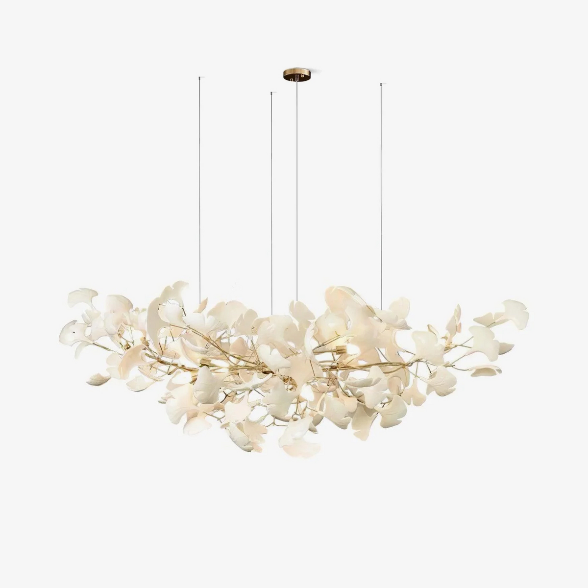 Cereian Chandelier Ceramic Gingko Petal