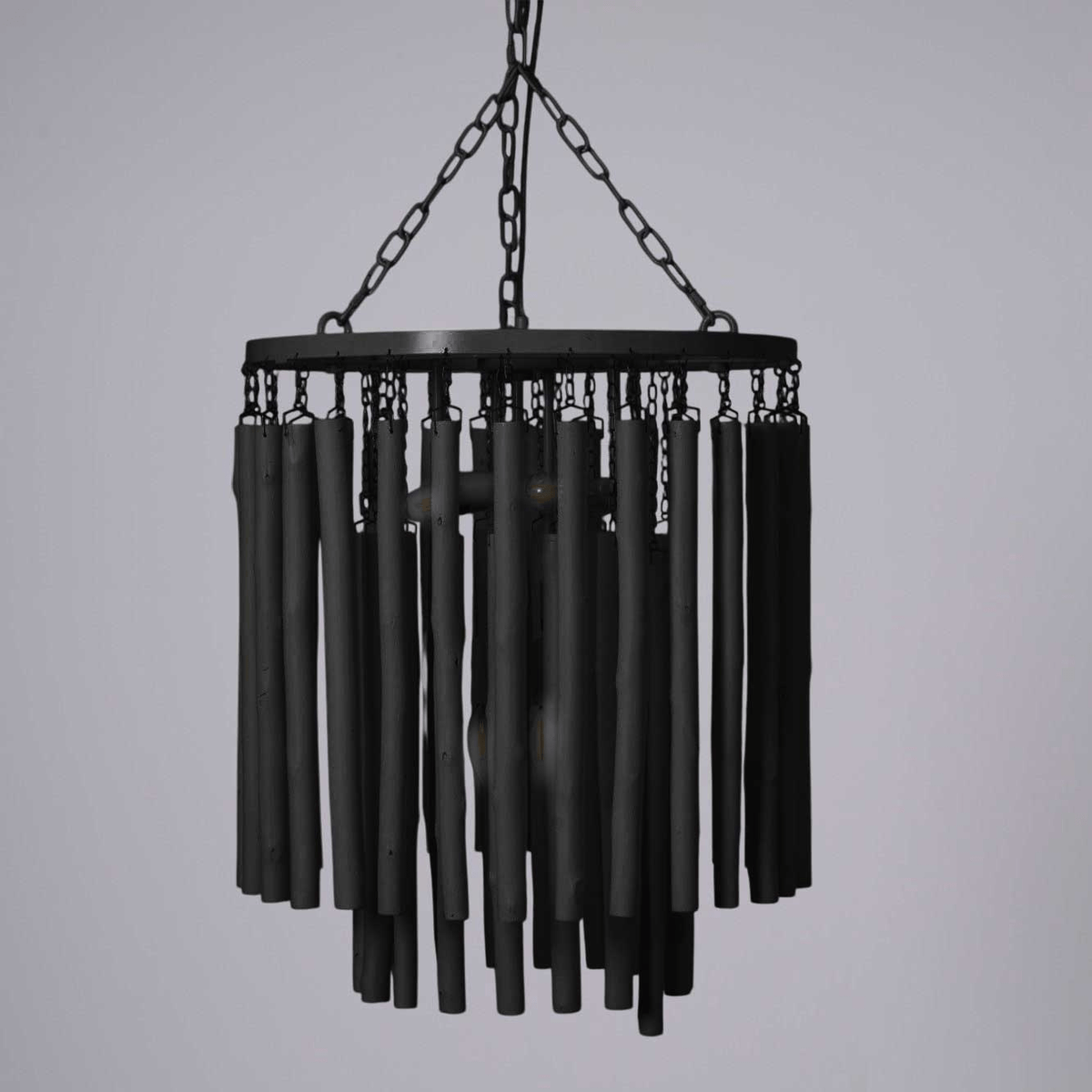 Xantir Postmodern Luxury Wood Chandelier