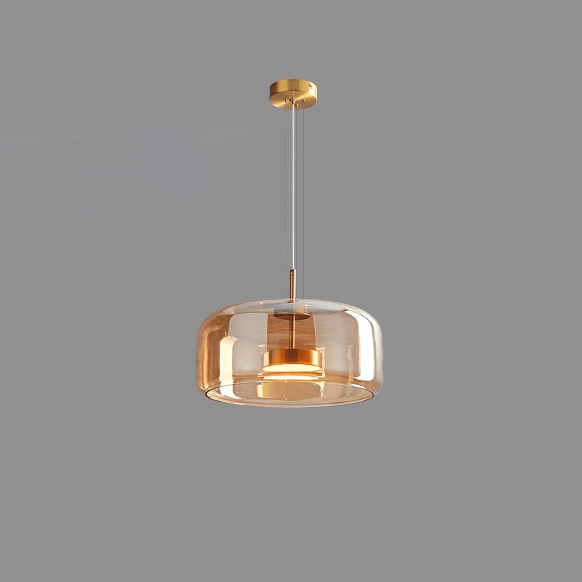 Obsidian Modern Glass Pendant Lamp