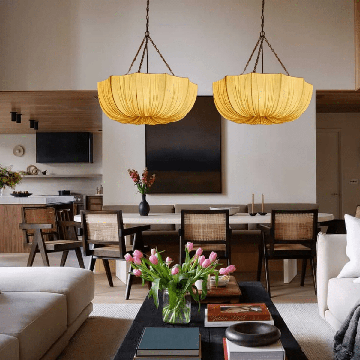 Hopty Vintage Fabric Pendant Lamp