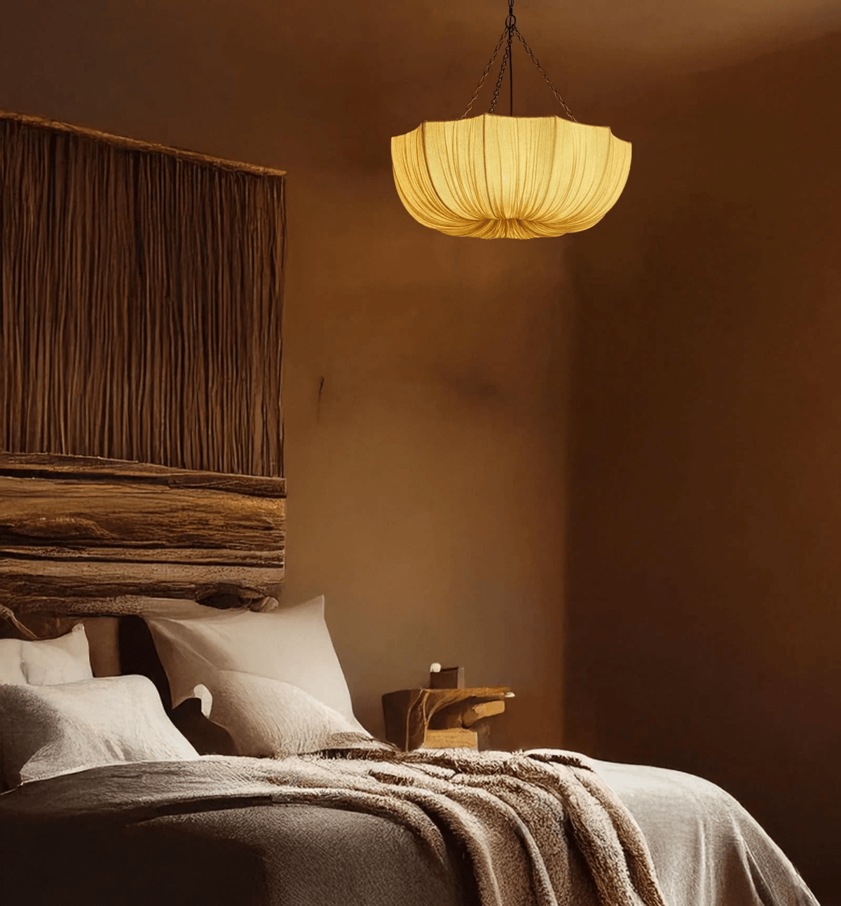 Hopty Vintage Fabric Pendant Lamp