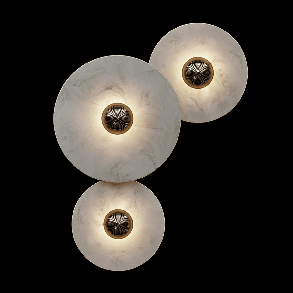 Albireria Minimalist Alabaster Ceiling Light