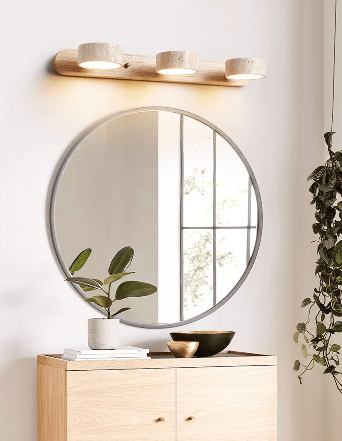 Neramere Travertine Duo Indoor Wall Light