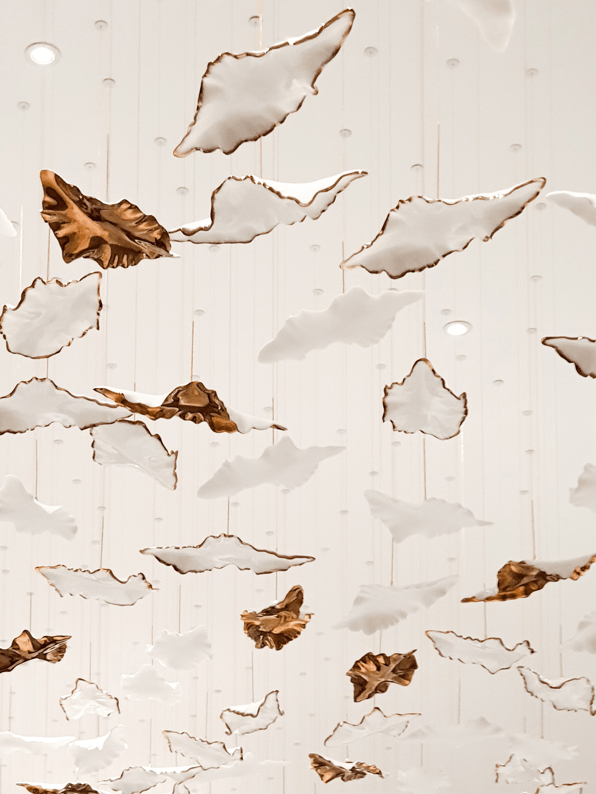 Folia Leaf Twisted Sculptural Customize Chandelier
