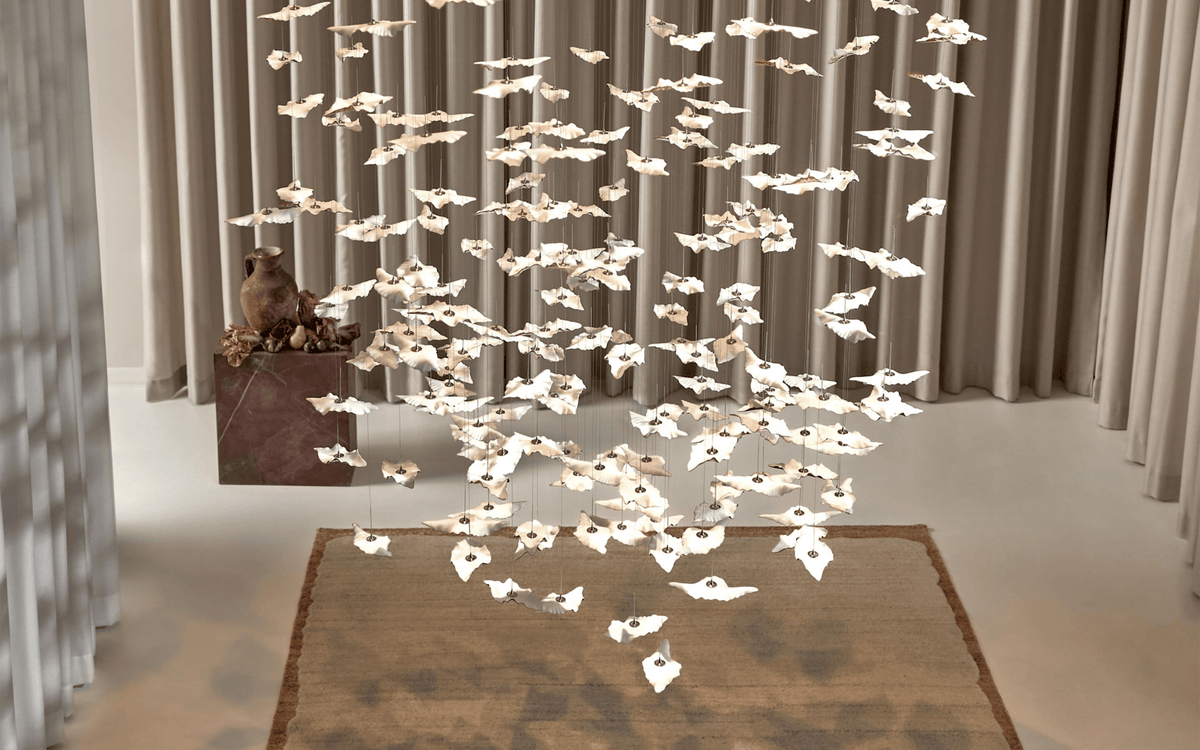Folia Leaf Twisted Sculptural Customize Chandelier