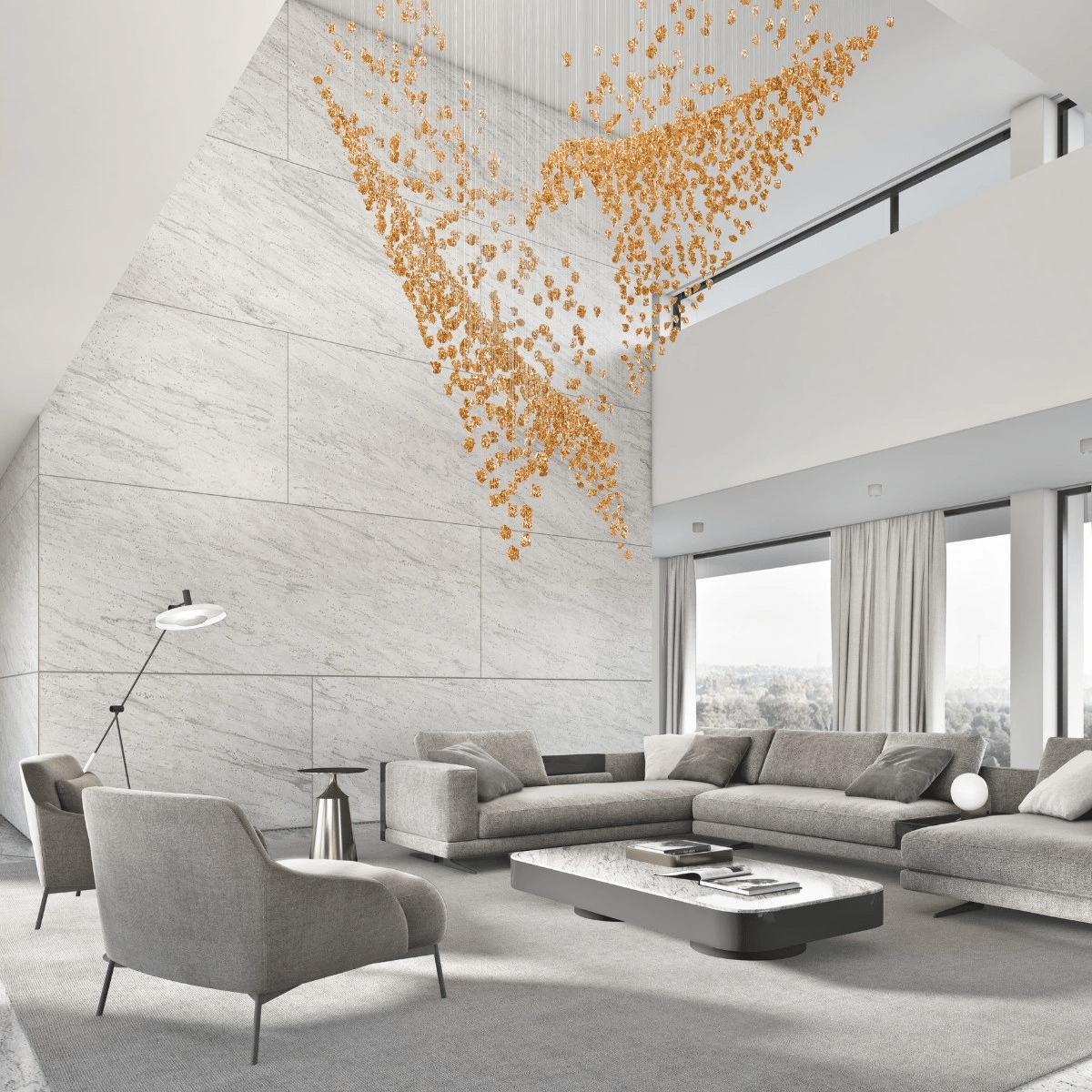 OreStone Grand Quartz  Crystal Customize Chandelier