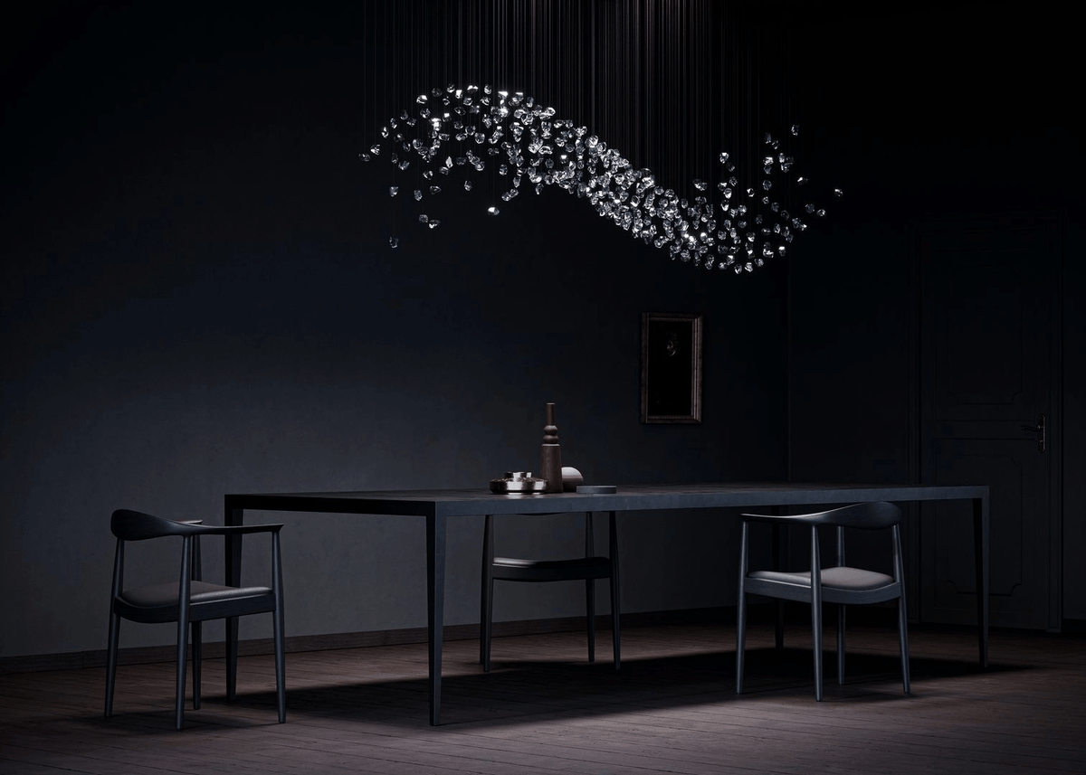 OreStone Grand Quartz  Crystal Customize Chandelier