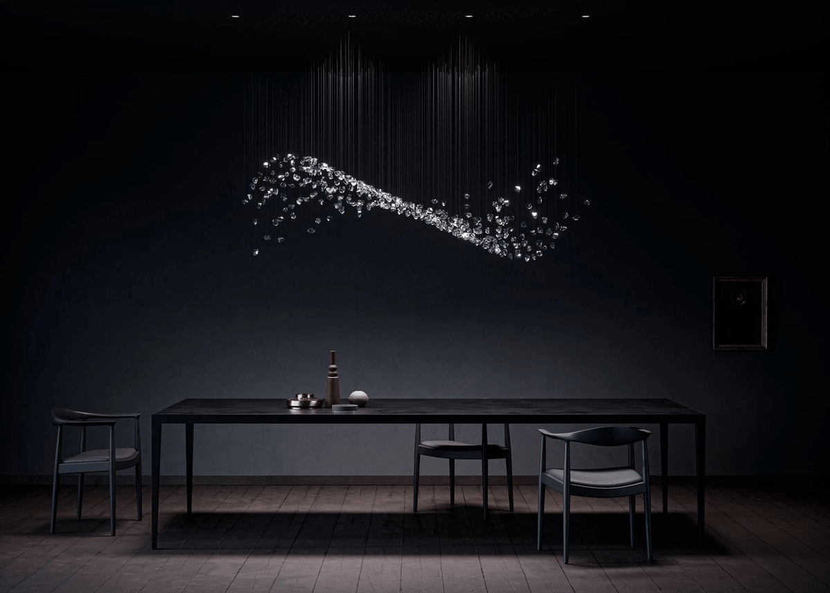 OreStone Grand Quartz  Crystal Customize Chandelier