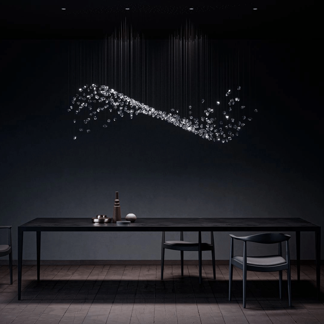 OreStone Grand Quartz  Crystal Customize Chandelier