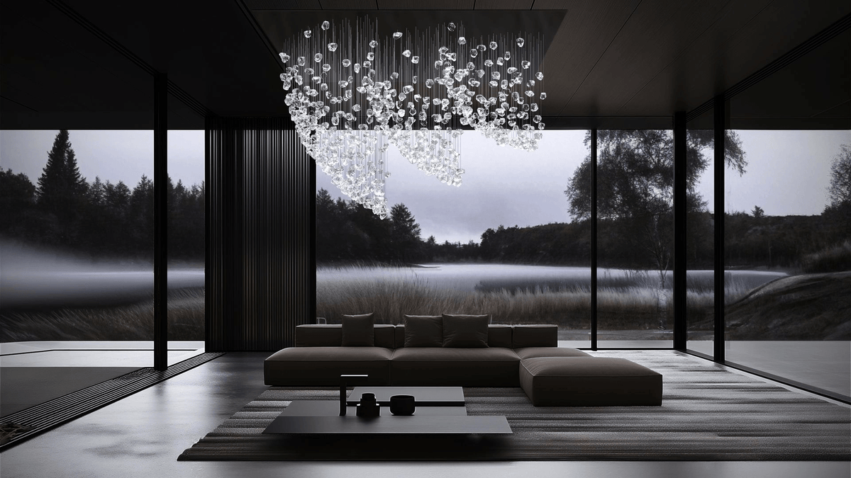 OreStone Grand Quartz  Crystal Customize Chandelier