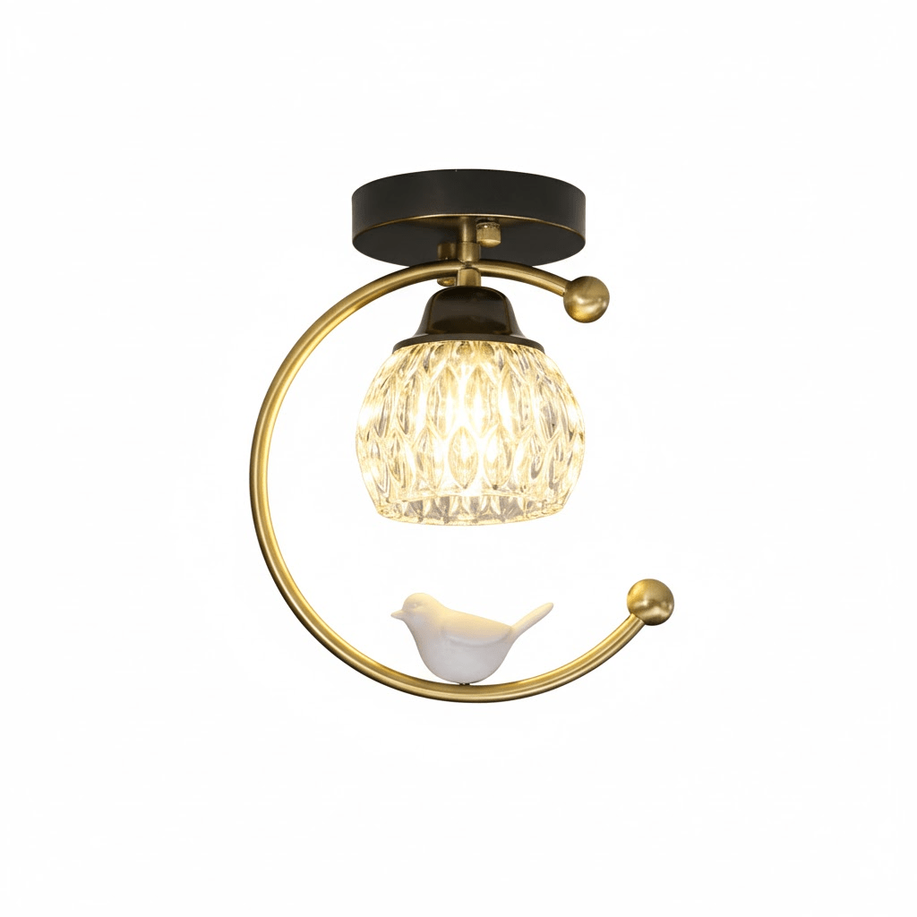 Otis Linearo Artistic Ceramic Bird Ceiling Light