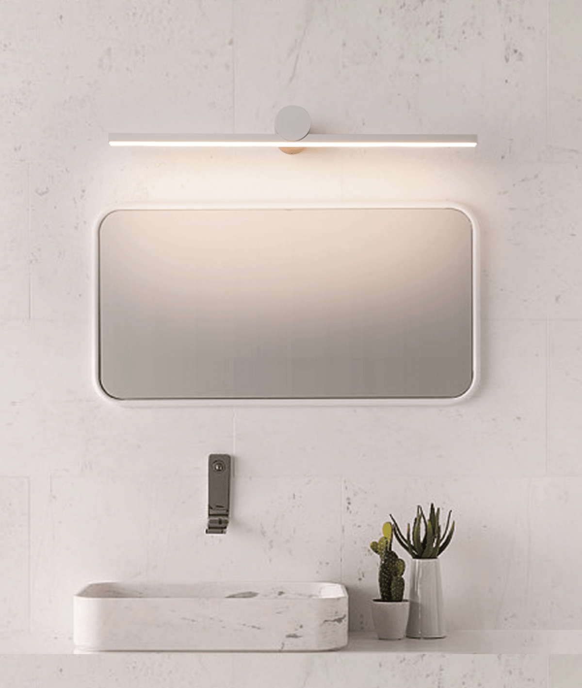 Kylb Black Slim Rechargeable Wall Lamp