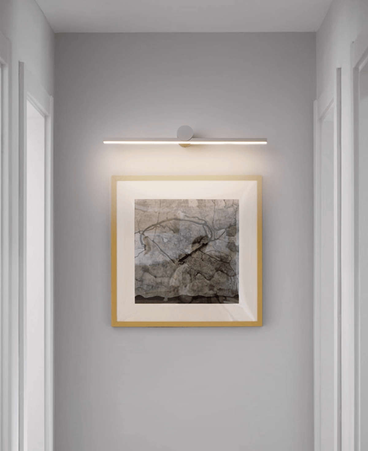 Kylb Black Slim Rechargeable Wall Lamp