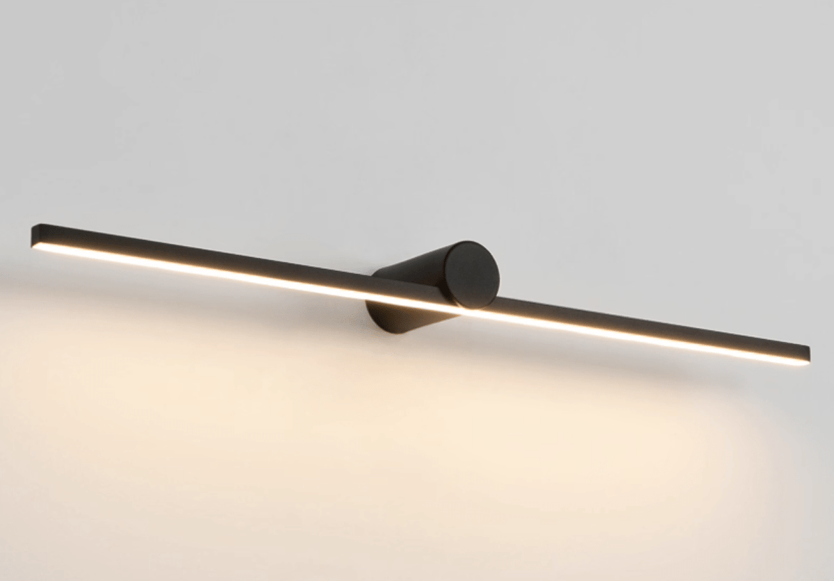 Kylb Black Slim Rechargeable Wall Lamp