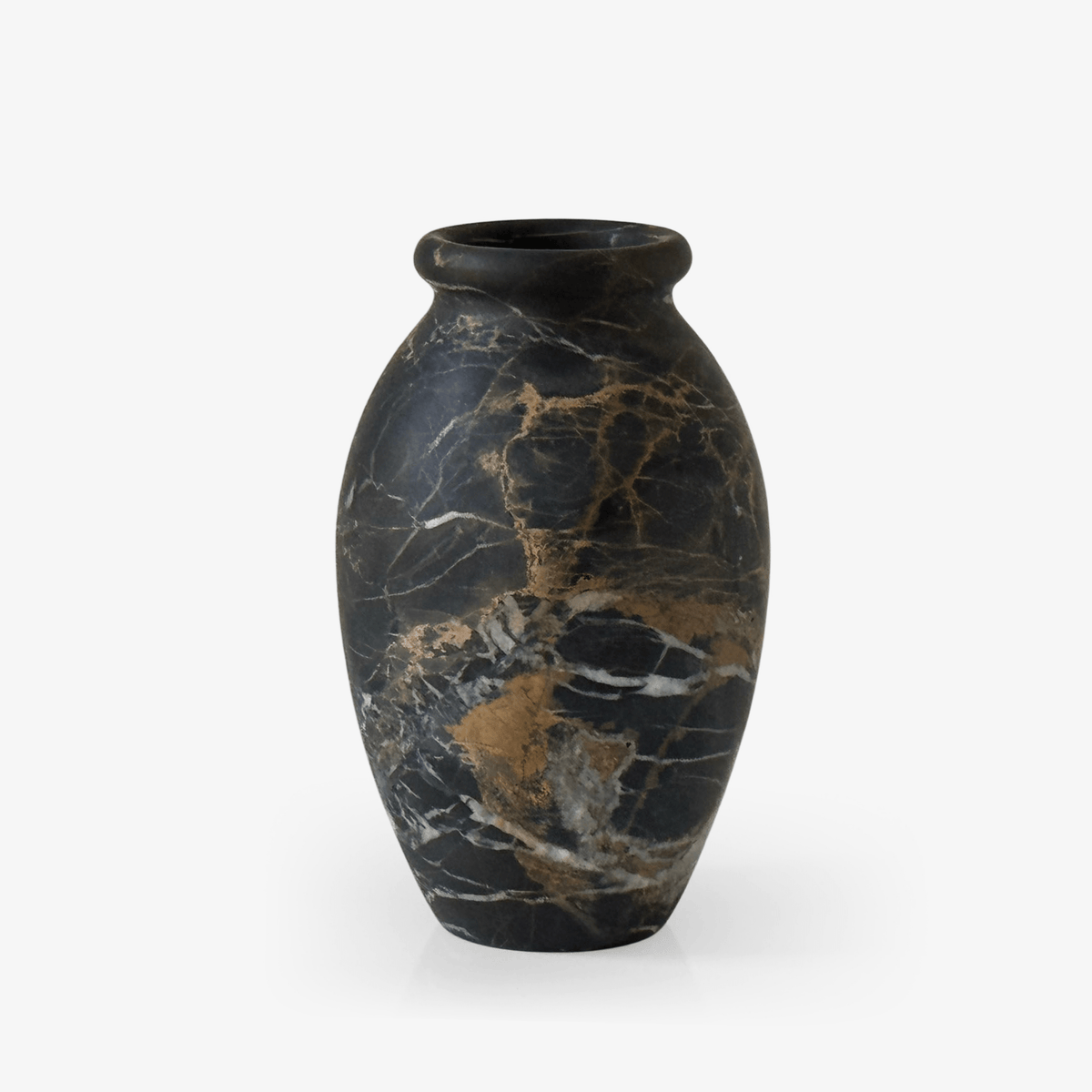 Noir Vein Stone Vase