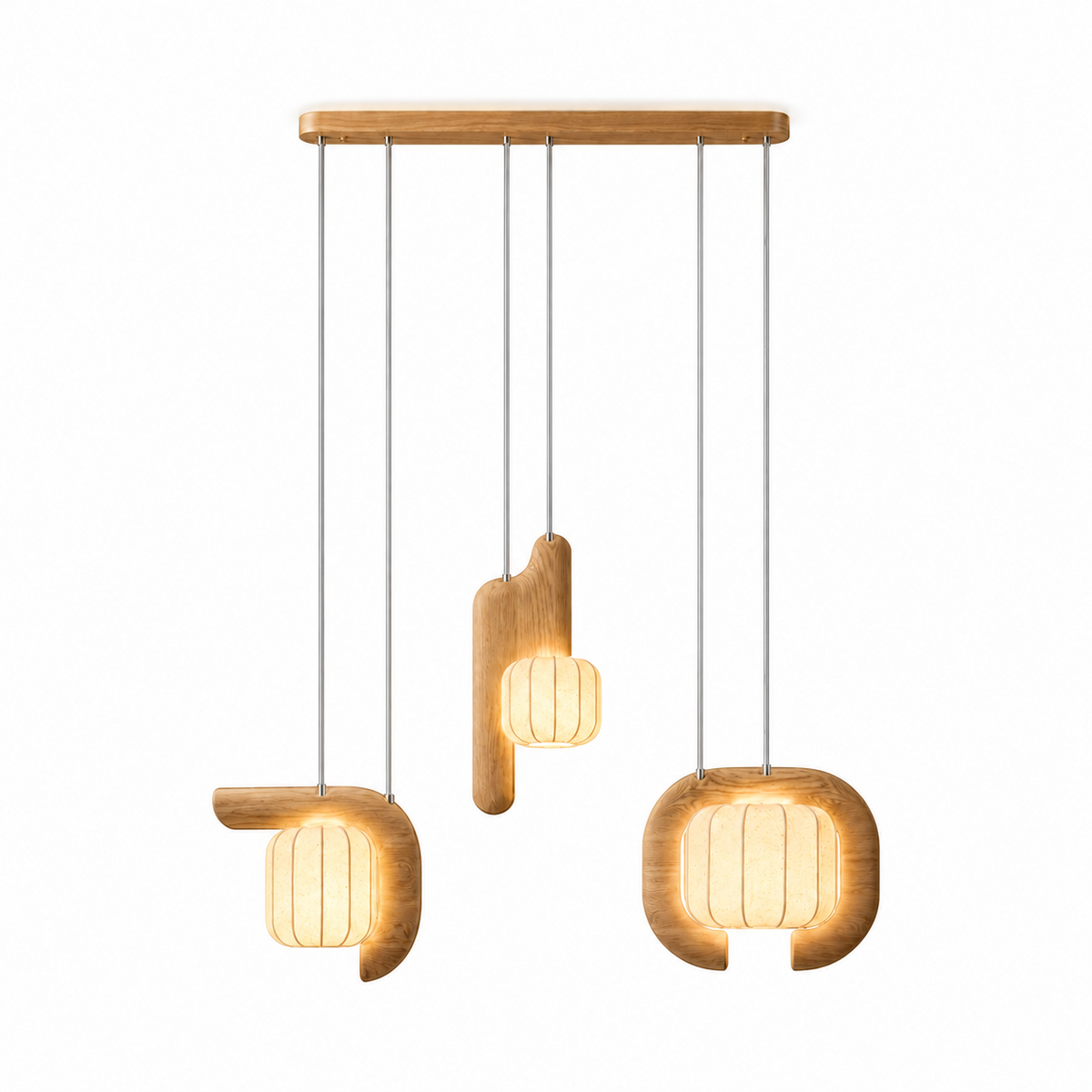 Ulverstone Fluted Paper Pendant Lamp