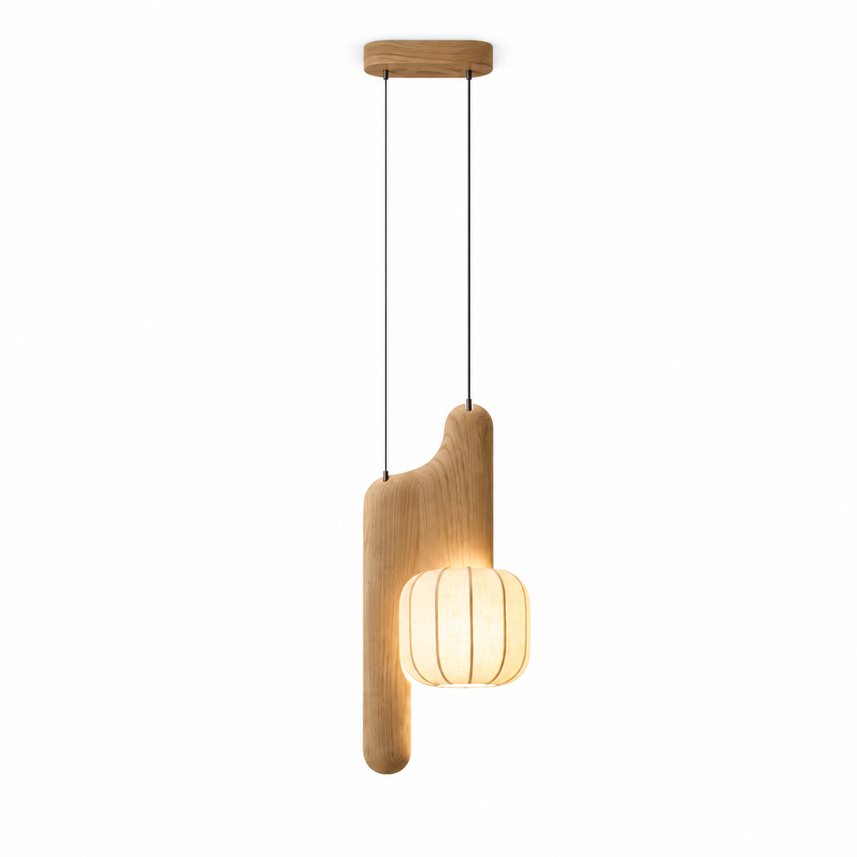 Ulverstone Fluted Paper Pendant Lamp