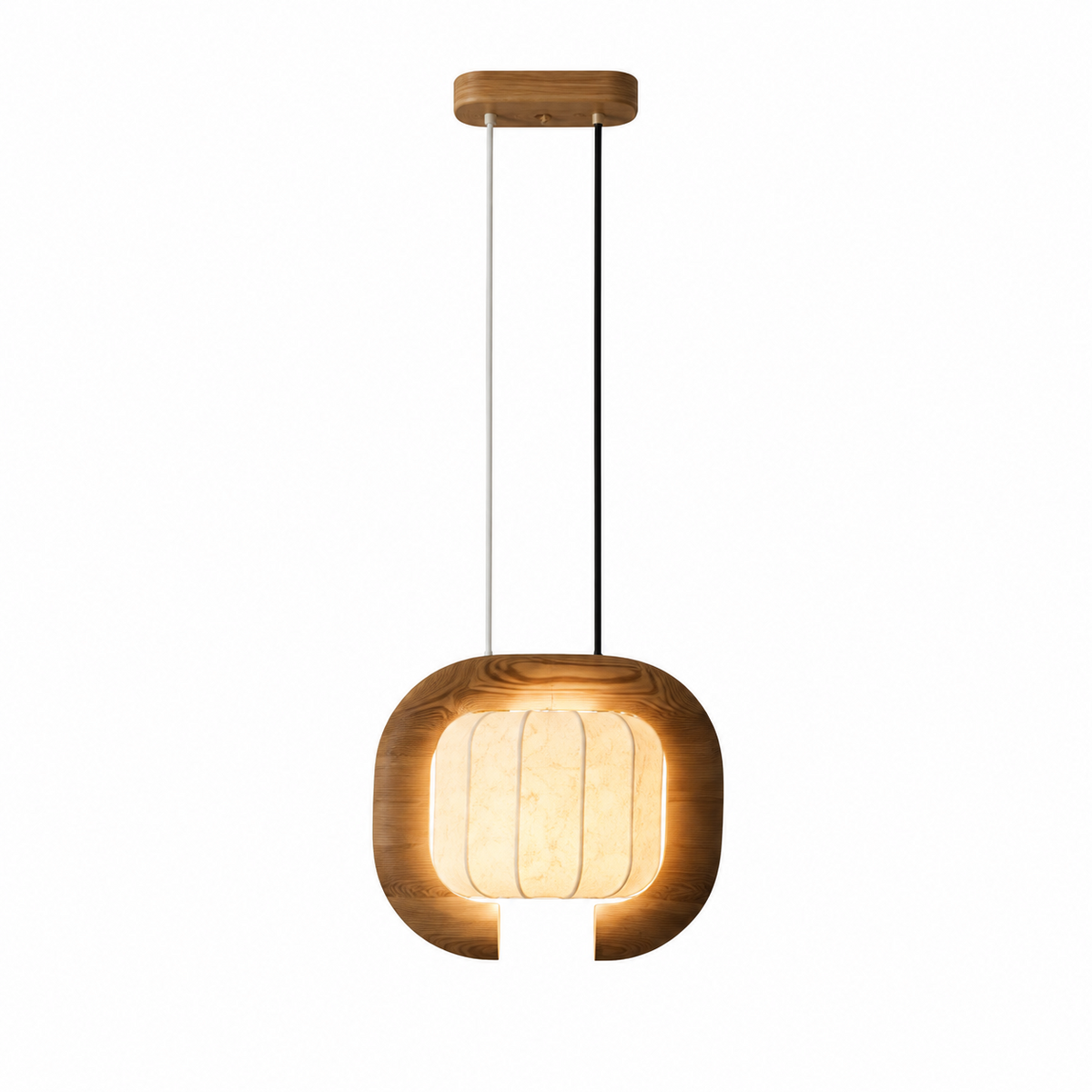 Ulverstone Fluted Paper Pendant Lamp