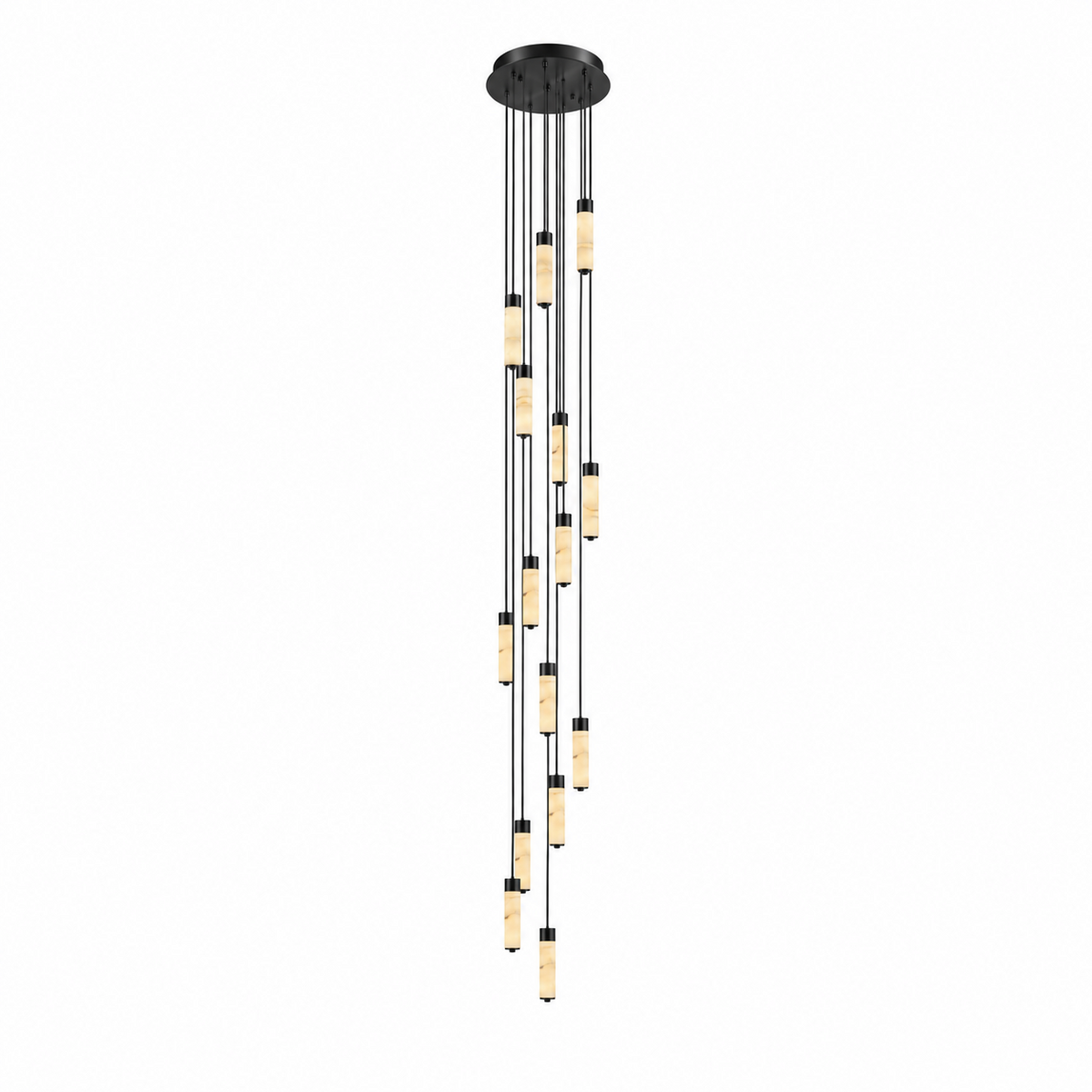 Harvenstone Alabaster Column Chandelier