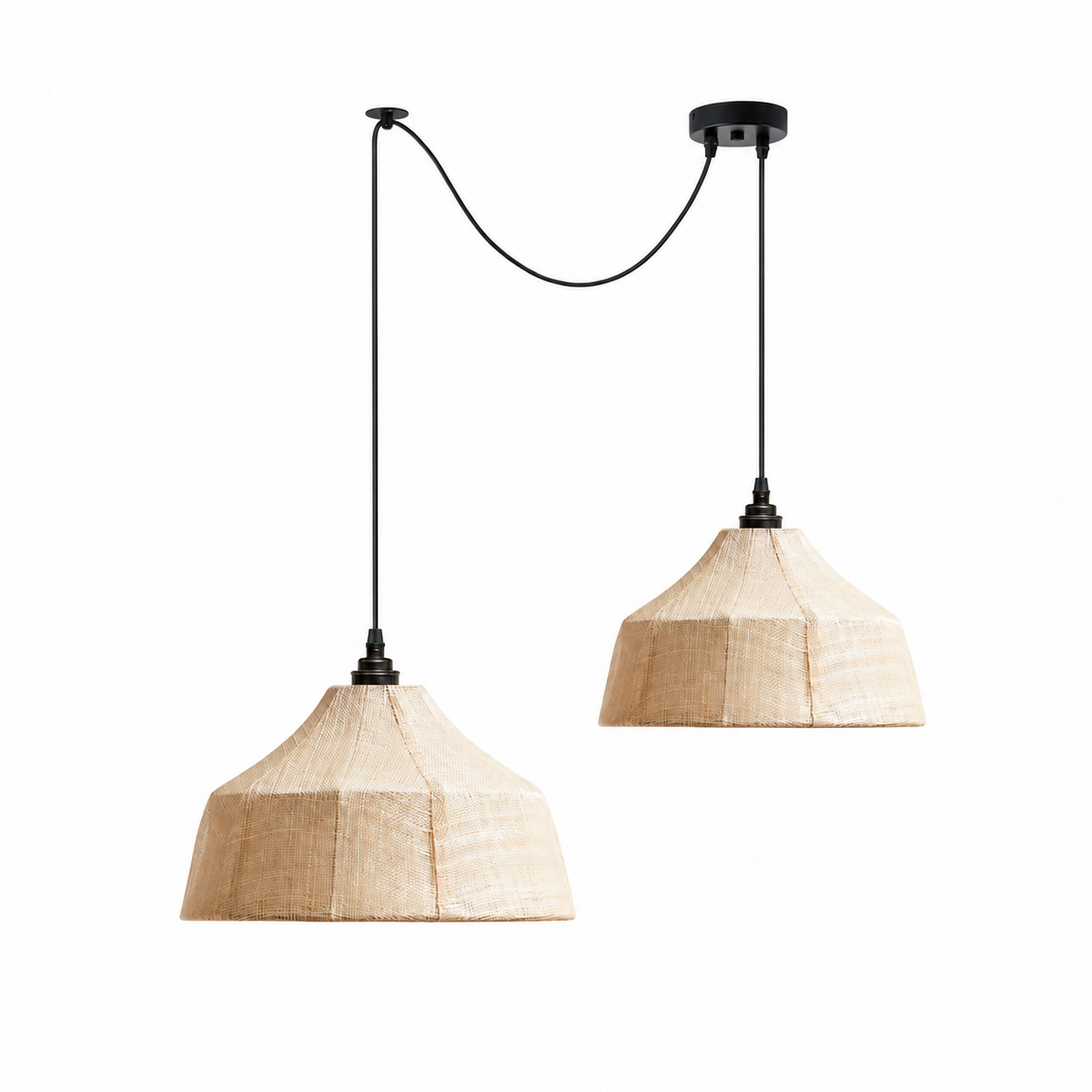 Kirkhurst Woven Fiber Pendant Lamp