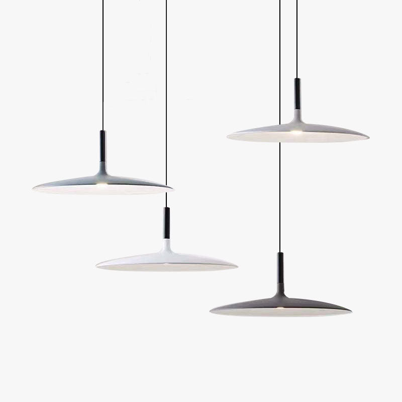 Fjorn Pendant Light Pan, Plate Shape Modern Design-Neutral Decor