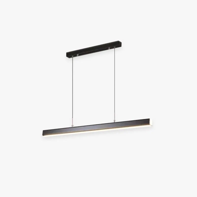 Lerin Modern Linear LED Pendant Light Black/Brown-Neutral Decor