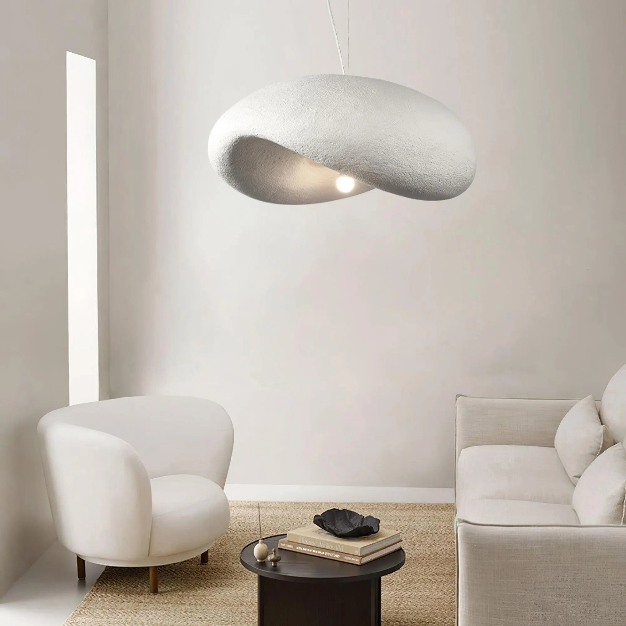 Cosmo Modern Cloud-shape Wabi Sabi Style Pendant Light-Neutral Decor