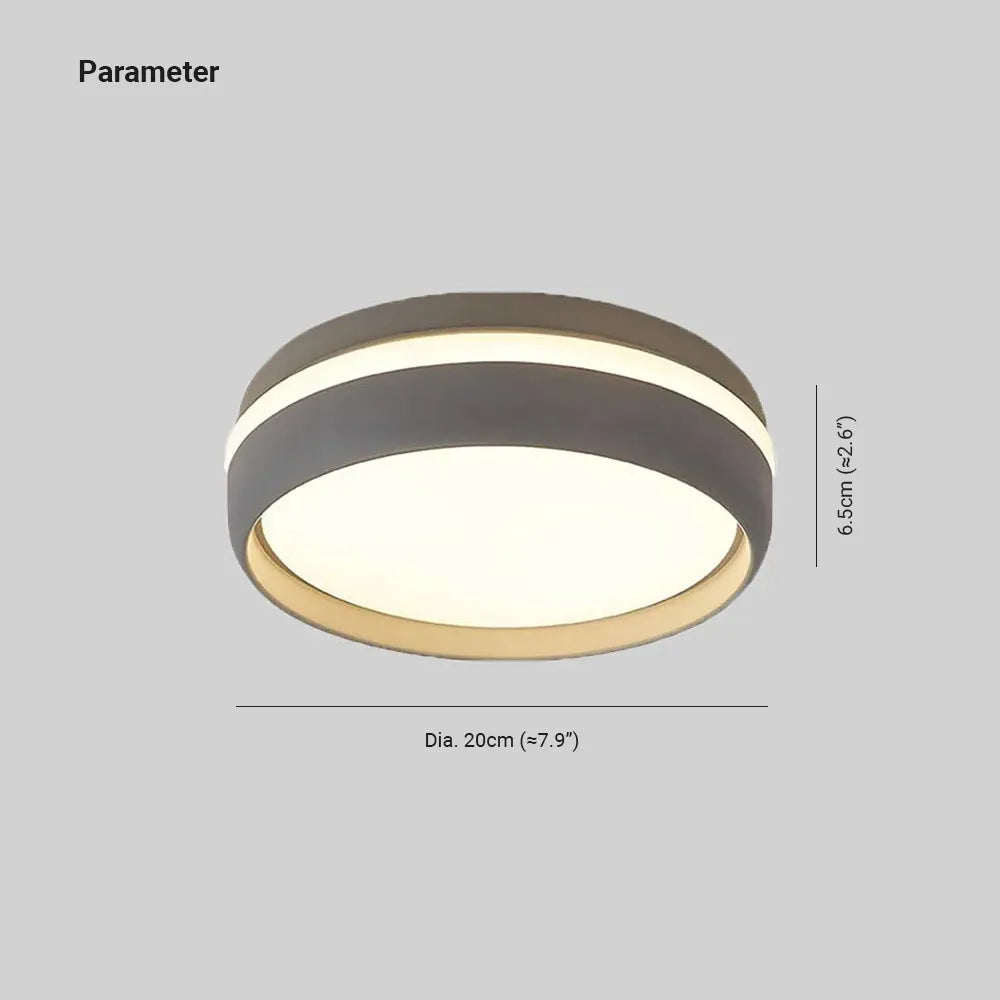 Lenior Ceiling Light Black Round-Neutral Decor