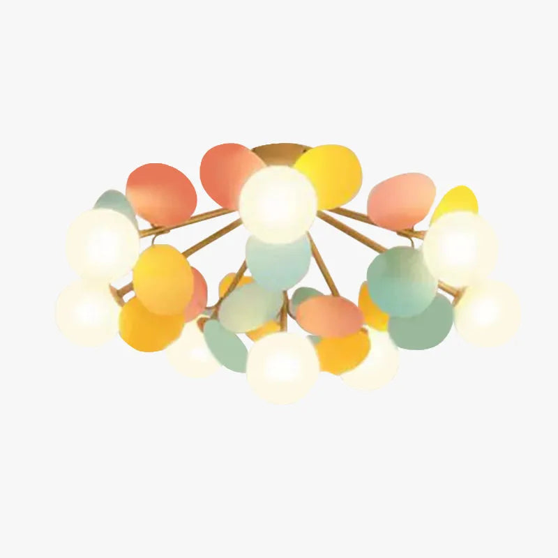 Binesik Modern Bubble Cluster Ceiling Light, Colorful