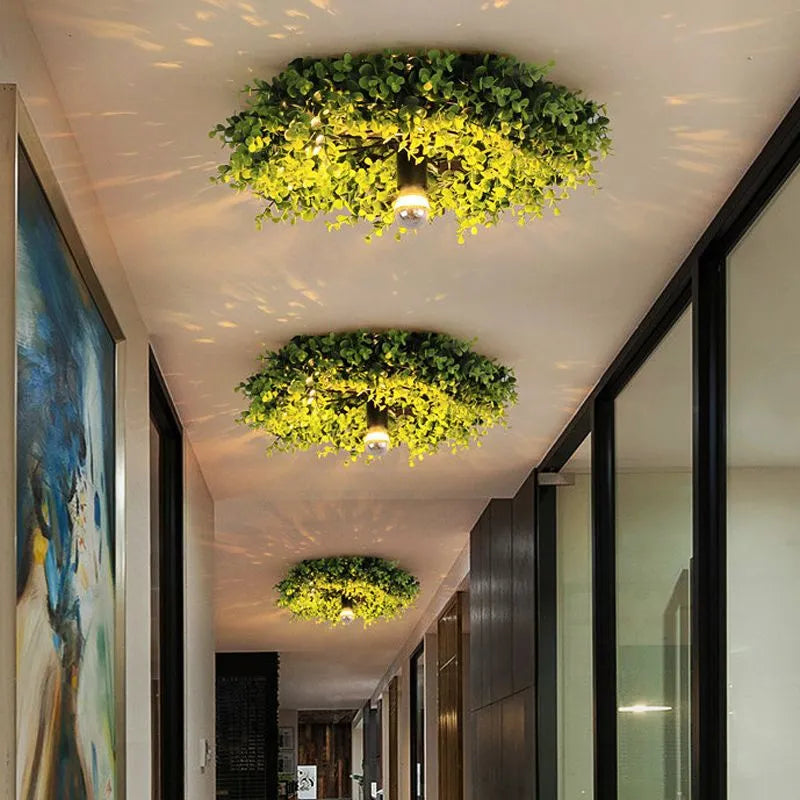 Valtro Ceiling Light Plant Greenery Flush-Neutral Decor