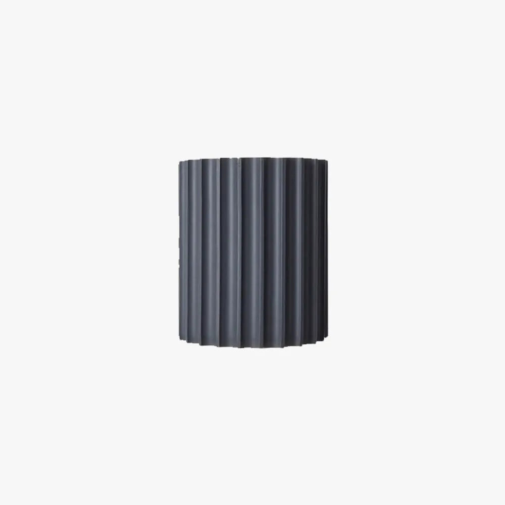 Orvian Wall Lamp Semi-cylindrical Resin-Neutral Decor