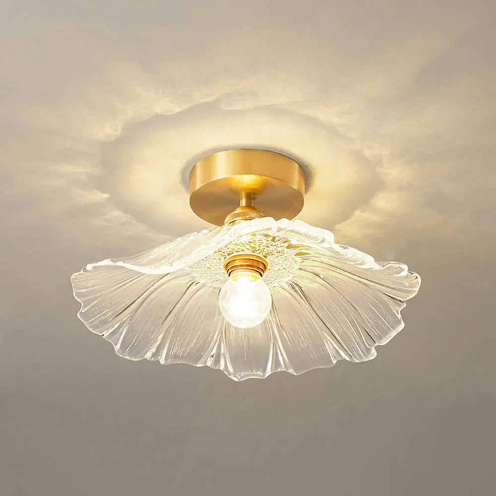 Lavor Flower Glass Ceiling/Pendant Light-Neutral Decor