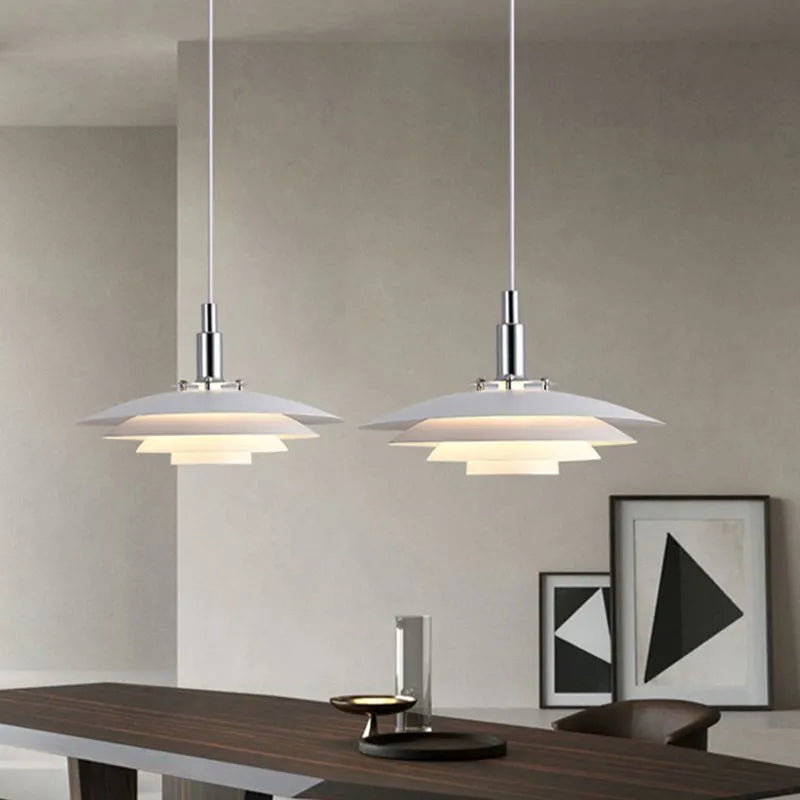 Milora Pendant Light Contemporary Minimalist Frisbee-Neutral Decor